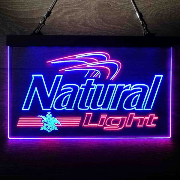 Natural Light Small Logo Dual LED Neon Light Sign